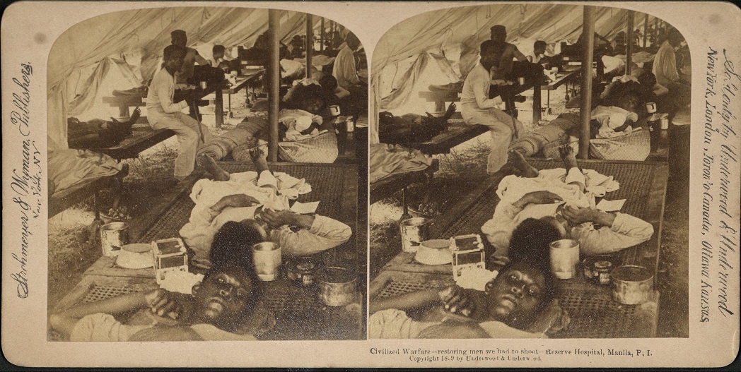 Civilized Warfare – restoring men we had to shoot – Reserve Hospital, Manila, P. I.